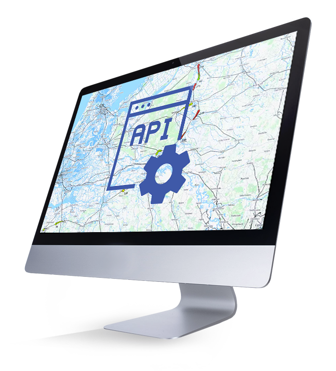 API by Infodev display on a computer screen